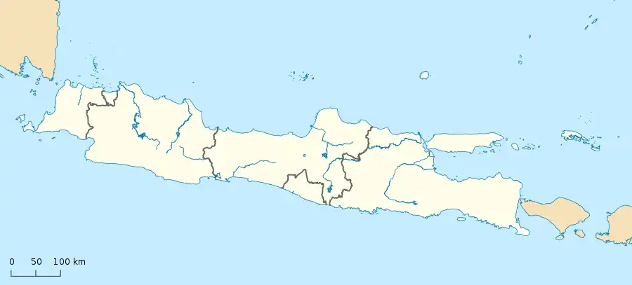Banyumas Regency is located in Java