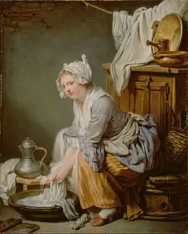 Jean-Baptiste Greuze, The Laundress, 1761