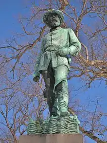 John Lyman Chatfield (unveiled 1887), Riverside Cemetery, Waterbury, Connecticut.