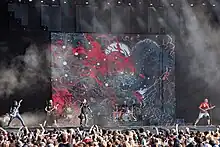 Killswitch Engage performing in 2023