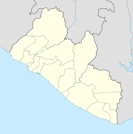Ganta is located in Liberia