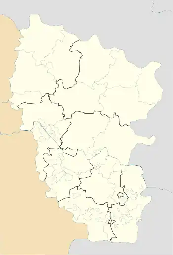Prychepylivka is located in Luhansk Oblast