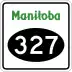 Provincial Road 327 marker