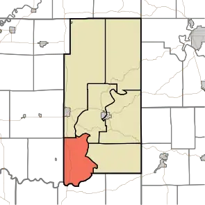 Location in Martin County