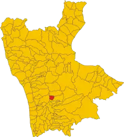 Castiglione within the Province of Cosenza