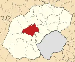 Location in the Free State