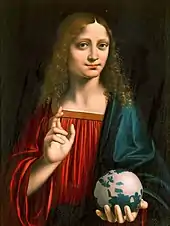 Marco d'Oggiono, Salvator Mundi (c.&nbsp;1500), Galleria Borghese, Rome.