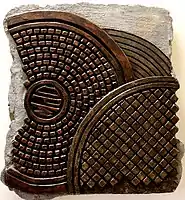 Three Sewer Hitter (1985), sculpture relief, 34 x 30 x 4 in. ( 86.36 x 76.2 x 10.16&nbsp;cm), artist's collection