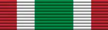 Medaglia a ricordo dell'Unità d'Italia - ribbon for ordinary uniform
