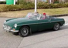 1966&nbsp;MGB at a Classics Rally in Bristol, England.