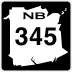 Route&nbsp;345 marker