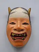 Namanari mask at the Tokyo National Museum. Edo period, 1700s or 1800s.
