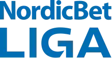NordicBet Liga(03.03.2017–present)Sponsor: Betsson