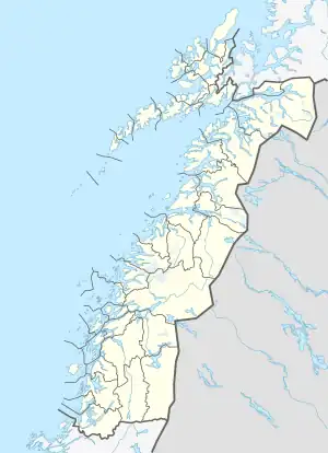 Sandnessjøen is located in Nordland