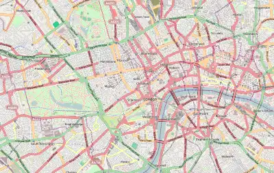 Banqueting House is located in Central London