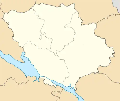 Kobeliaky is located in Poltava Oblast