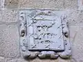 Coat of arms on the side façade