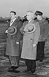 Image 11President Carlos Prío Socarrás (left), with US president Harry S. Truman in Washington, D.C. in 1948 (from History of Cuba)