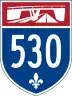 Autoroute 530 marker