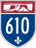 Autoroute 610 marker