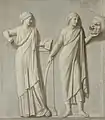 The Muses, Clio and Thalia (between 1793 and 1795)