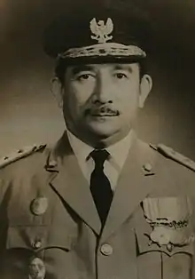 Official portrait of Tjokropranolo