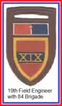 SADF 84 Brigade 19 Field Engineer Unit Flash