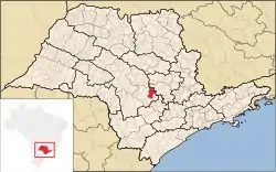 Location in São Paulo state