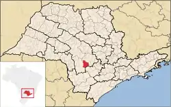 Location in São Paulo state