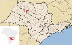 Location in São Paulo state