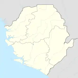 Yenga is located in Sierra Leone