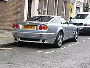 Rear 3/4 view of Vantage V600