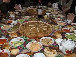 Image 14A Tajik feast. (from Culture of Tajikistan)