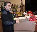 Minister of State for Human Resource Development, Shri Upendra Kushwaha addressing at the inauguration of the Navodaya National Integration Meet and Award Function 2016–17, in New Delhi on 17 January 2017.