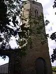 Remains of the old church tower