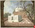 The tomb and surrounding marble enclosure of Ghazi al-Din Khan, Sita Ram 1814