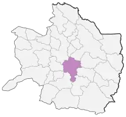 Location of Torbat-e Heydarieh County in&nbsp;Razavi&nbsp;Khorasan&nbsp;province