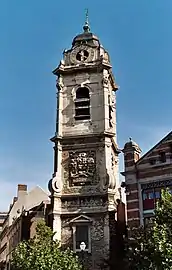 The original church's tower