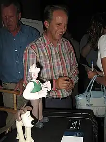 Image 58Animator Nick Park with his Wallace and Gromit characters (from Culture of the United Kingdom)