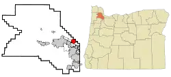 Location of Cedar Mill, Oregon