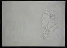 Portrait of Dard Hunter, well-known book maker, 1920s