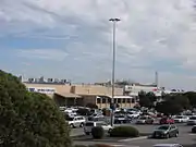 A north-east view of the centre, showing the old Big&nbsp;W department store.