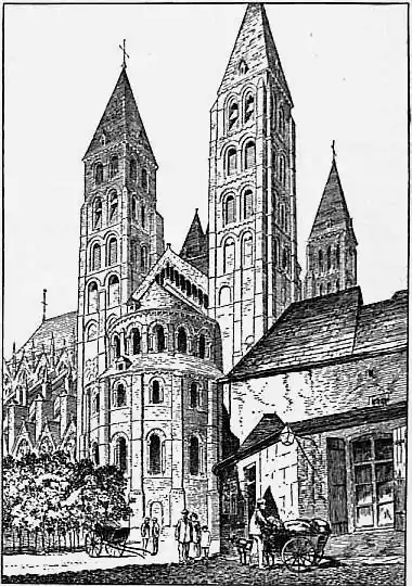 1911 Britannica-Architecture-Tournai Cathedral.png