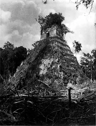 A glimpse of Guatemala - A Temple at Tikál.jpg