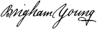Appletons' Young Brigham signature.png