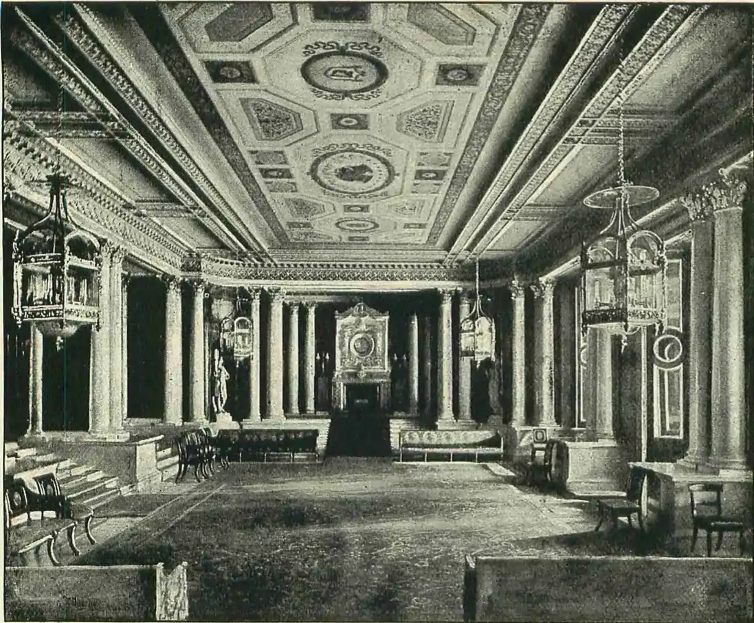 Buckingham Palace Front Entrance Hall 1893