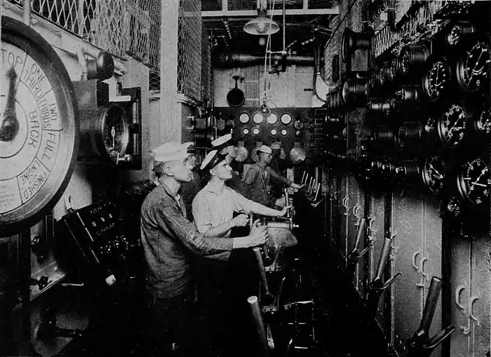 Collier's 1921 Navy, United States - Control Room of the “Tennessee”.jpg