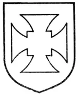 Fig. 175.—Cross patée quadrate.