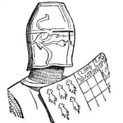 Fig. 574.—From the seal (1315) of John de Bretagne, Earl of Richmond.