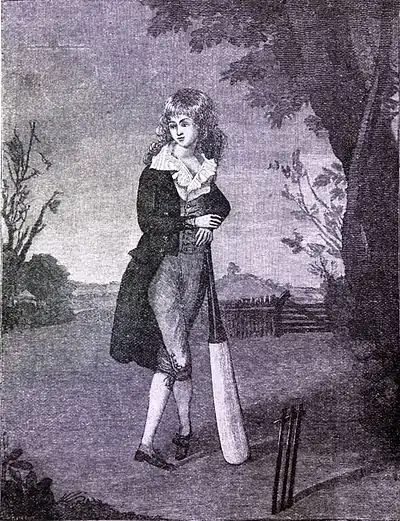 Cricket, WG Grace, 1891- A Young Cricketer (Gainsborough).jpg